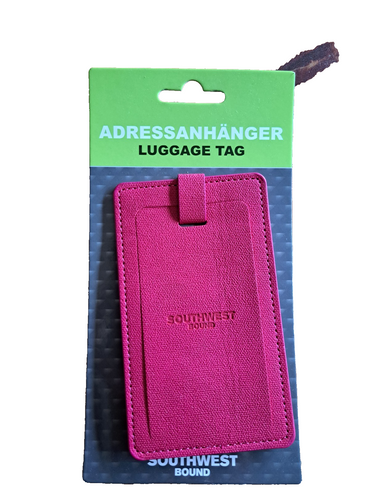Southwest Bound Adressanhänger, Koffer, 3 Stück Pink