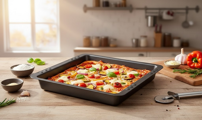 CHG Easy Oven Brat- & Backform 28x23x4 cm Antihaft Auflaufform Backblech Ofen B4