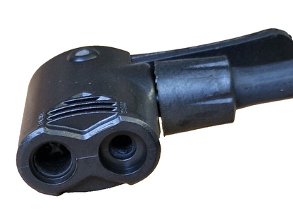 Alu-Standfußpumpe Fahrrad Luftpumpe Dualkopf Manometer Ventil Pumpe