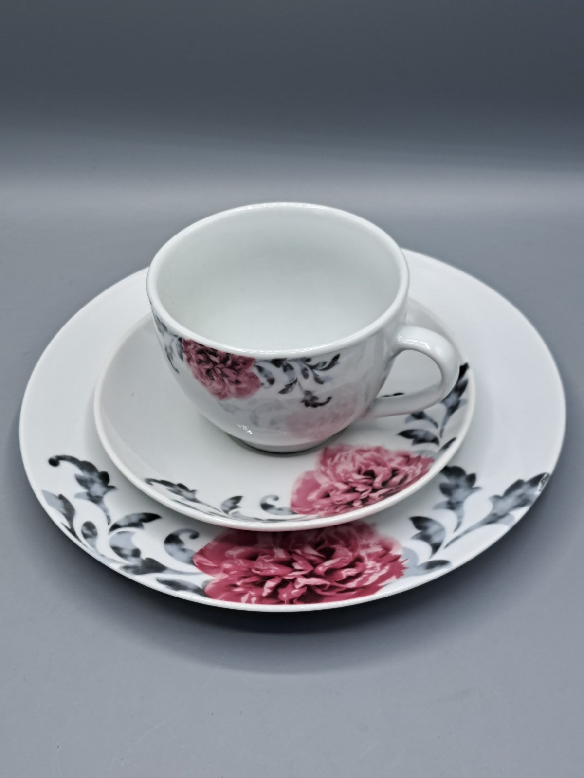 Arte Viva Design Teller & Kaffeeservice 18-teilig COMO Set 6 Personen Nostalgie