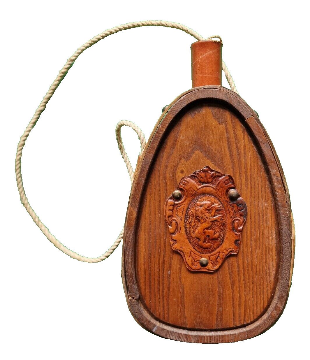 StockBrandy 84 V.V. Weinbrand, Leere Holzflasche, Sammler