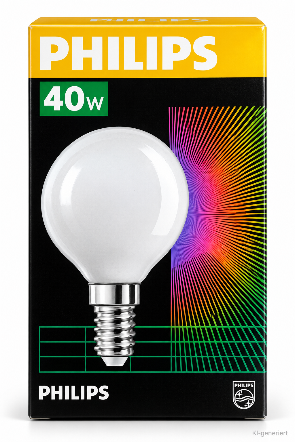 Philips Glühlampe P45 40W E14 Matt 230V 405lm Dimmbar klassische Glühbirne HA35
