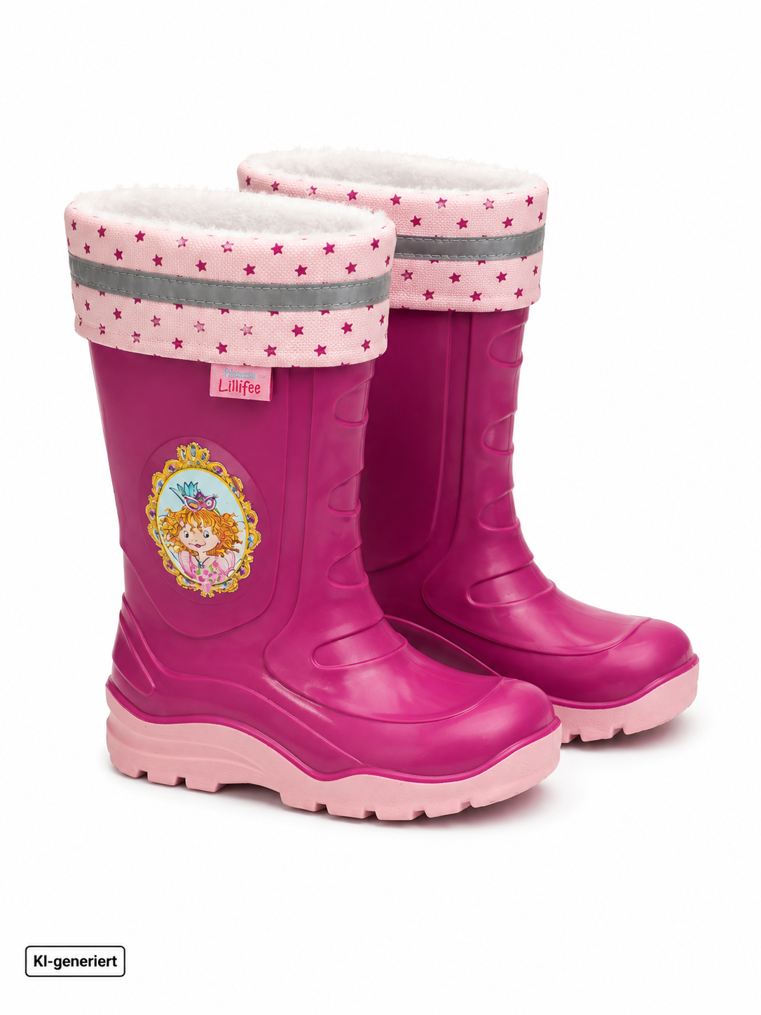 Prinzessin Lillifee Gummistiefel Gr. 29 Pink Gefüttert Mädchen Regenstiefel G2