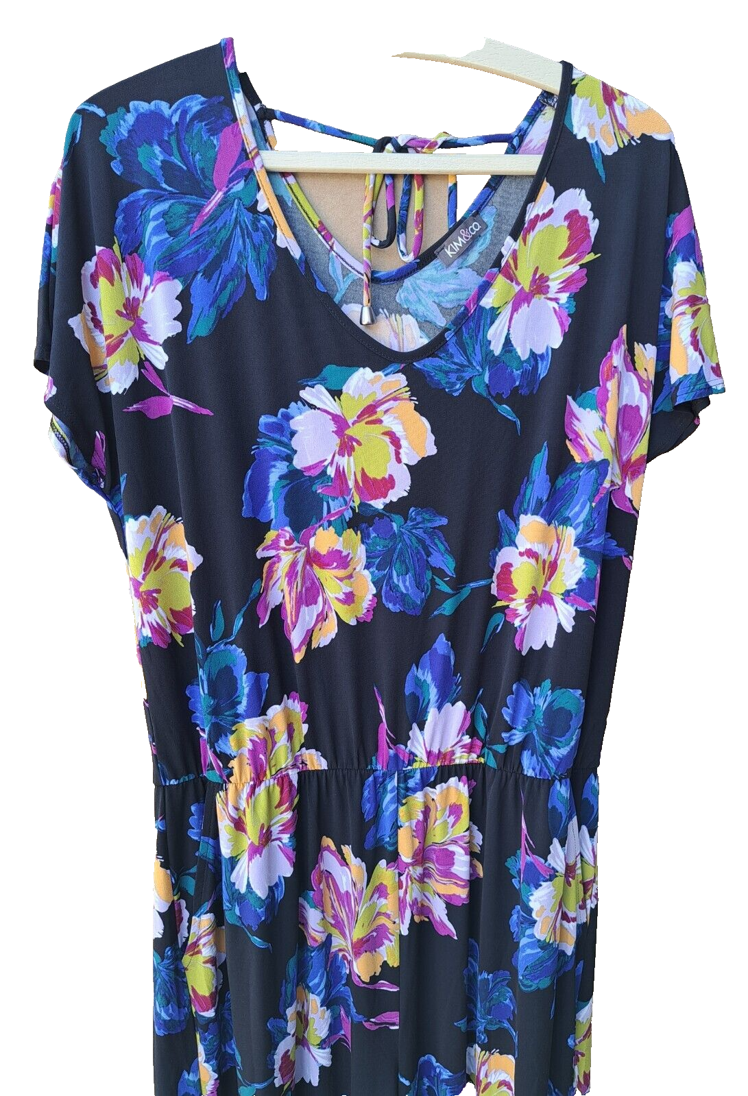 KIM & CO. Jumpsuit Brazil Knit Jersey 2 Eingrifftaschen Schwarz gemustert Größe