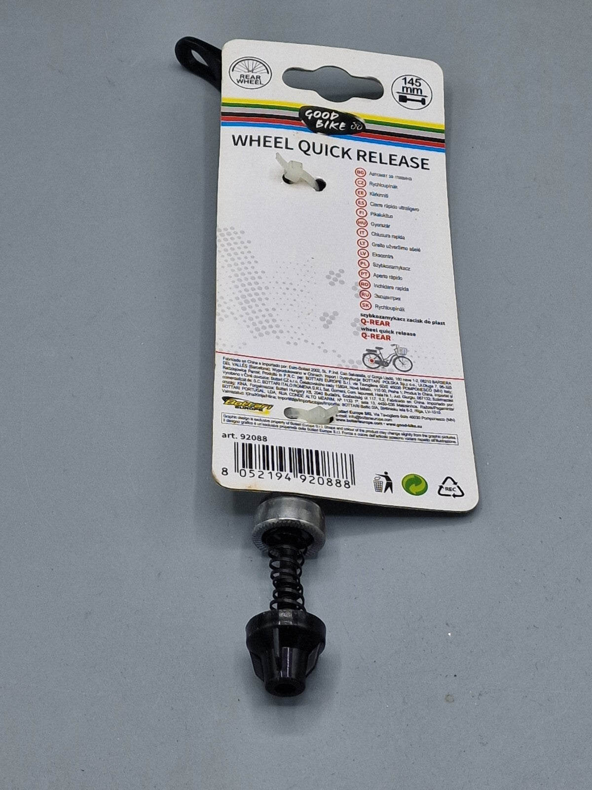 Bottari Good Bike Schnellspanner Vorderrad Hinterrad 145mm Fahrrad