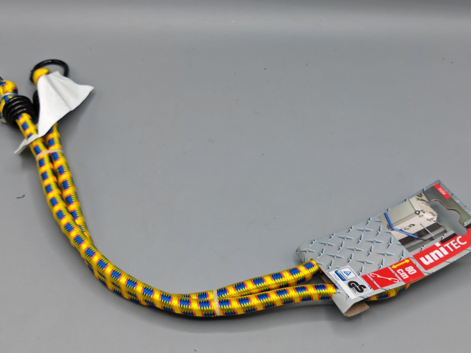 Unitec 80 cm Spannseil, Naturgummi-Strangbündel