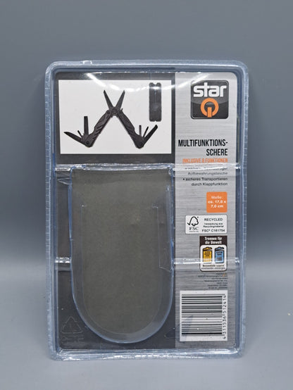 StarQ Multifunktionsschere, 8 Funktionen, Ohne Tasche