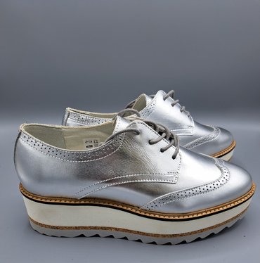 Bull Boxer Damenschuhe Gr. 40 | Silber Elegante Schuhe Damen