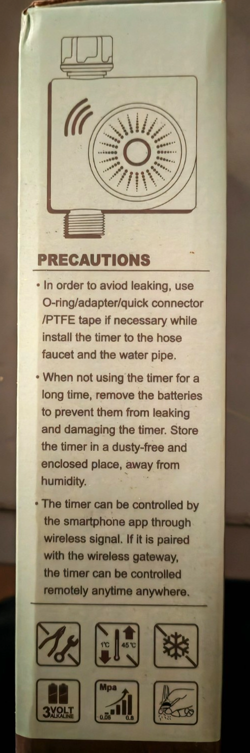 Kazeila Bluetooth WiFi Bewässerungscomputer App Garten Bewässerungssteuerung B1