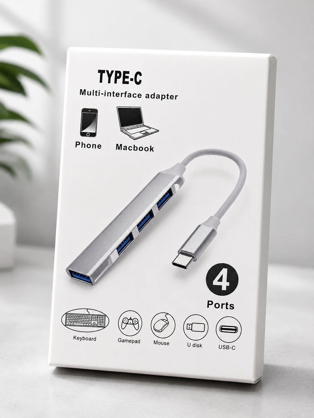 Amazon Type-C Multi Interface Adapter 4 Ports USB Hub HDMI Netzwerk