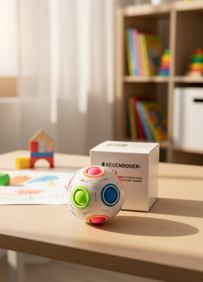3D Puzzle Regenbogenball Geschicklichkeitsspiel Denkspiel Kinder Erwachsene D4