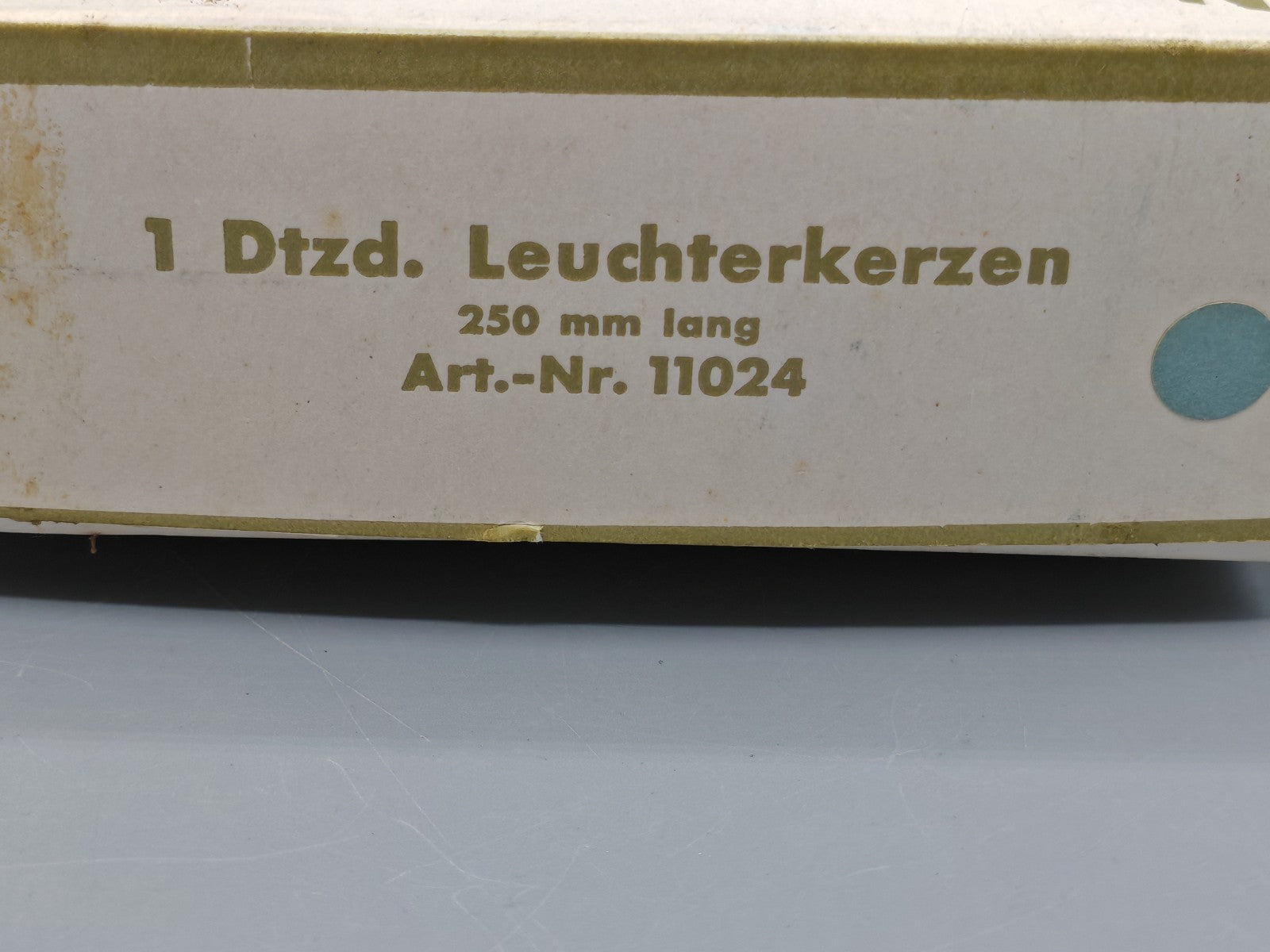 Gies Leuchtkerzen, 12 Stück Blau