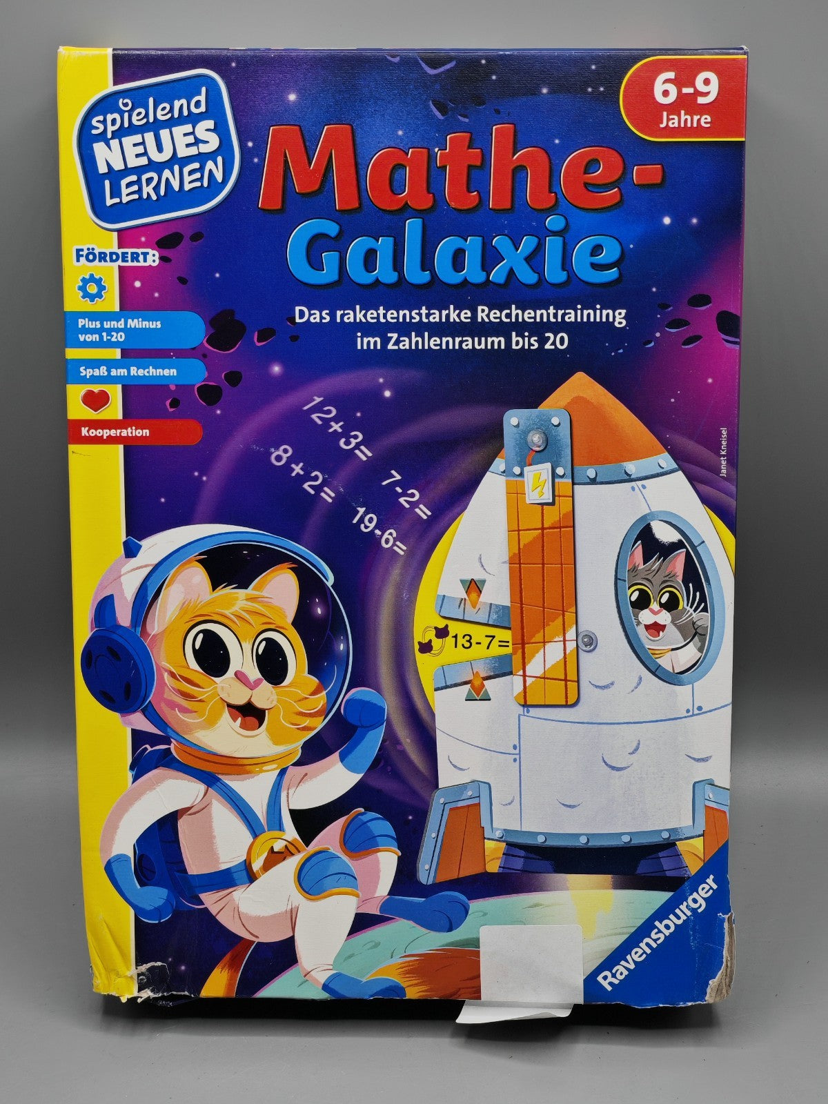 Ravensburger Mathe-Galaxie Kinderspiel Lernspiel ab 6 Jahre Spiel