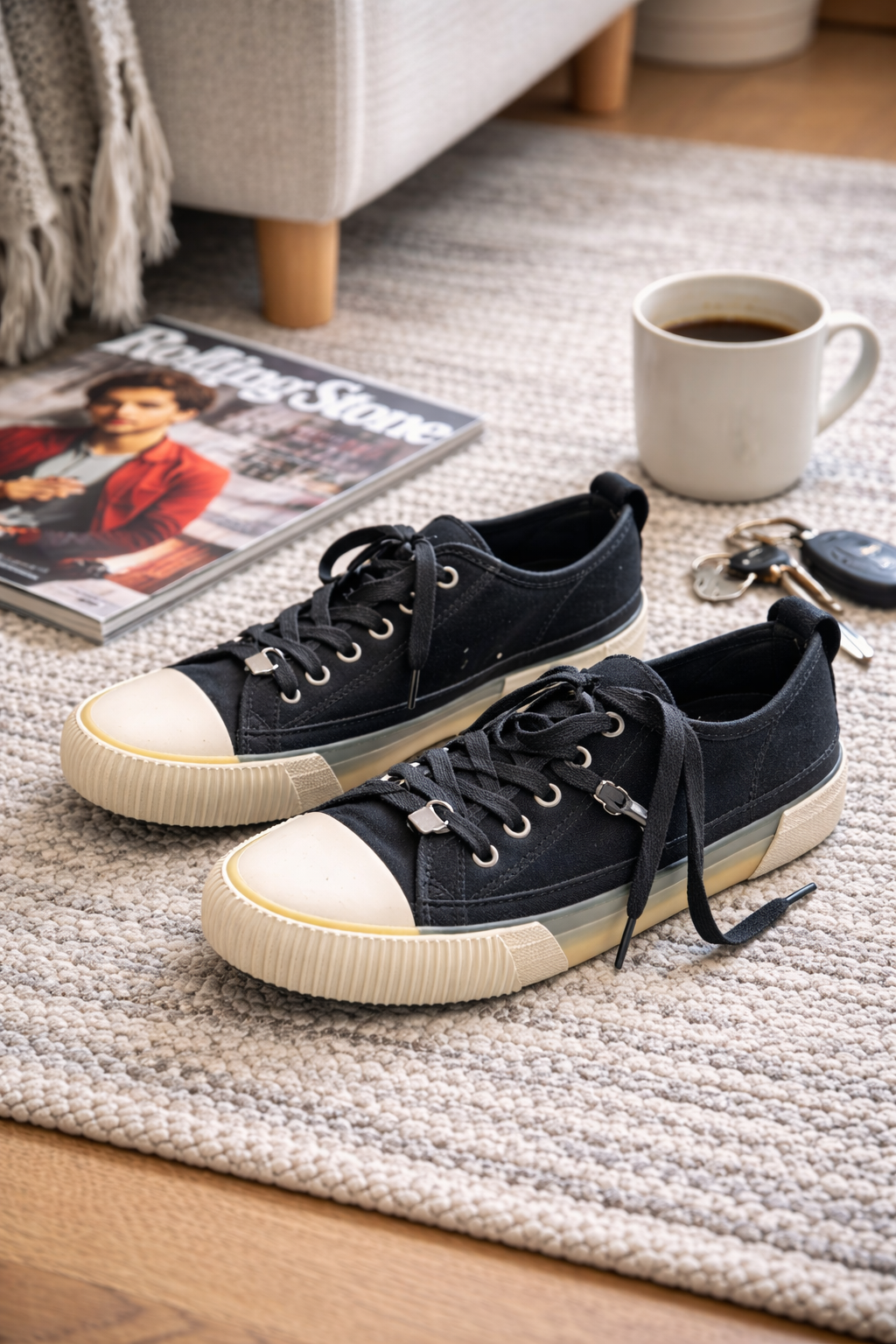 AllSaints Sneaker Damen Leder Schuhe Gr. 37 Freizeitschuhe
