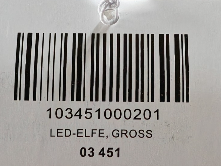 LED Elfe Engel Figur groß Keramik Weiß Schmetterlingsflügel Deko 03451 A9