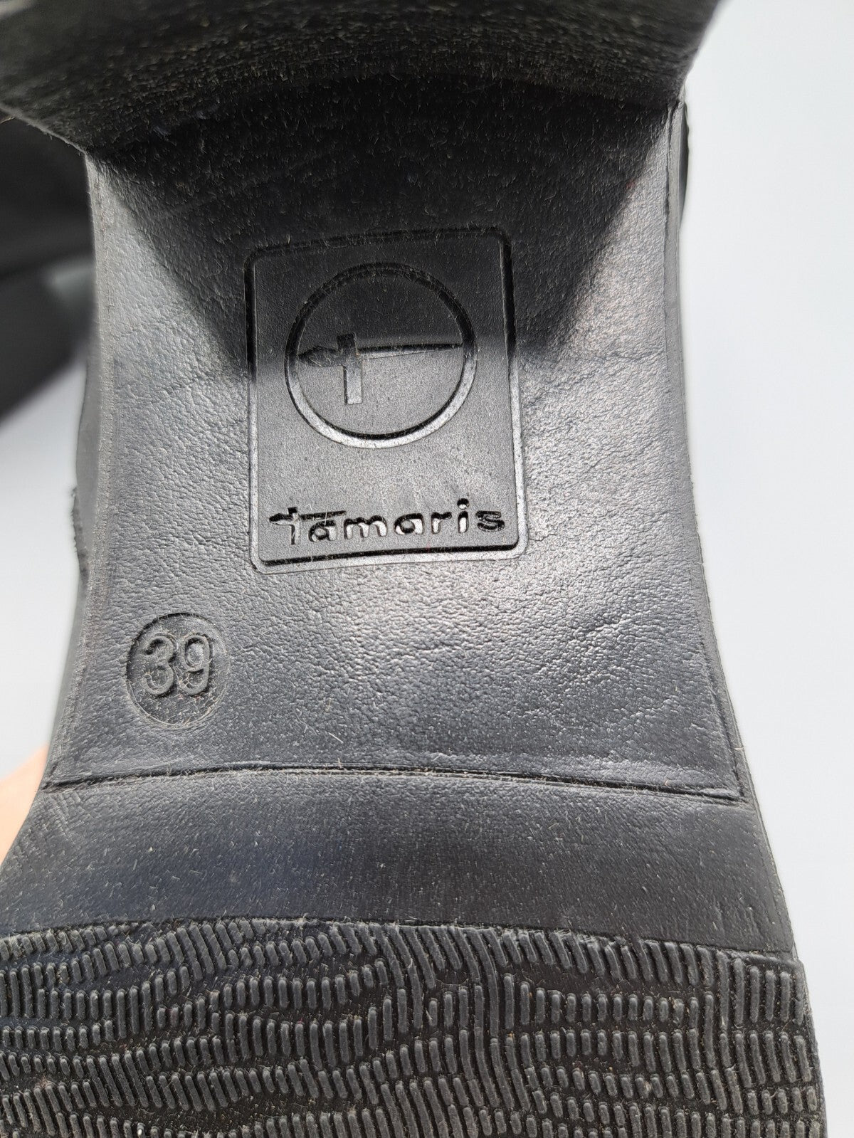 Tamaris Damenschuhe Stiefel Schwarz Größe 39 Leder Komfort Schuh Herbst/Winter