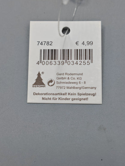 Weihnachtsstern Weiß mit Silberkugeln 2er Set, Dekoration Gerd Rodermund