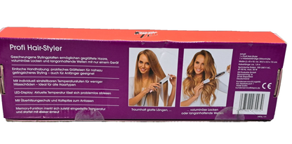 VITALmaxx Profi Hair Styler Lockenstab Glätteisen Locken & Glätten Haarstyle C1