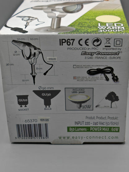 Easy Connect Gartenlampe LED 3000K 850 Lumen IP67 Außenlampe