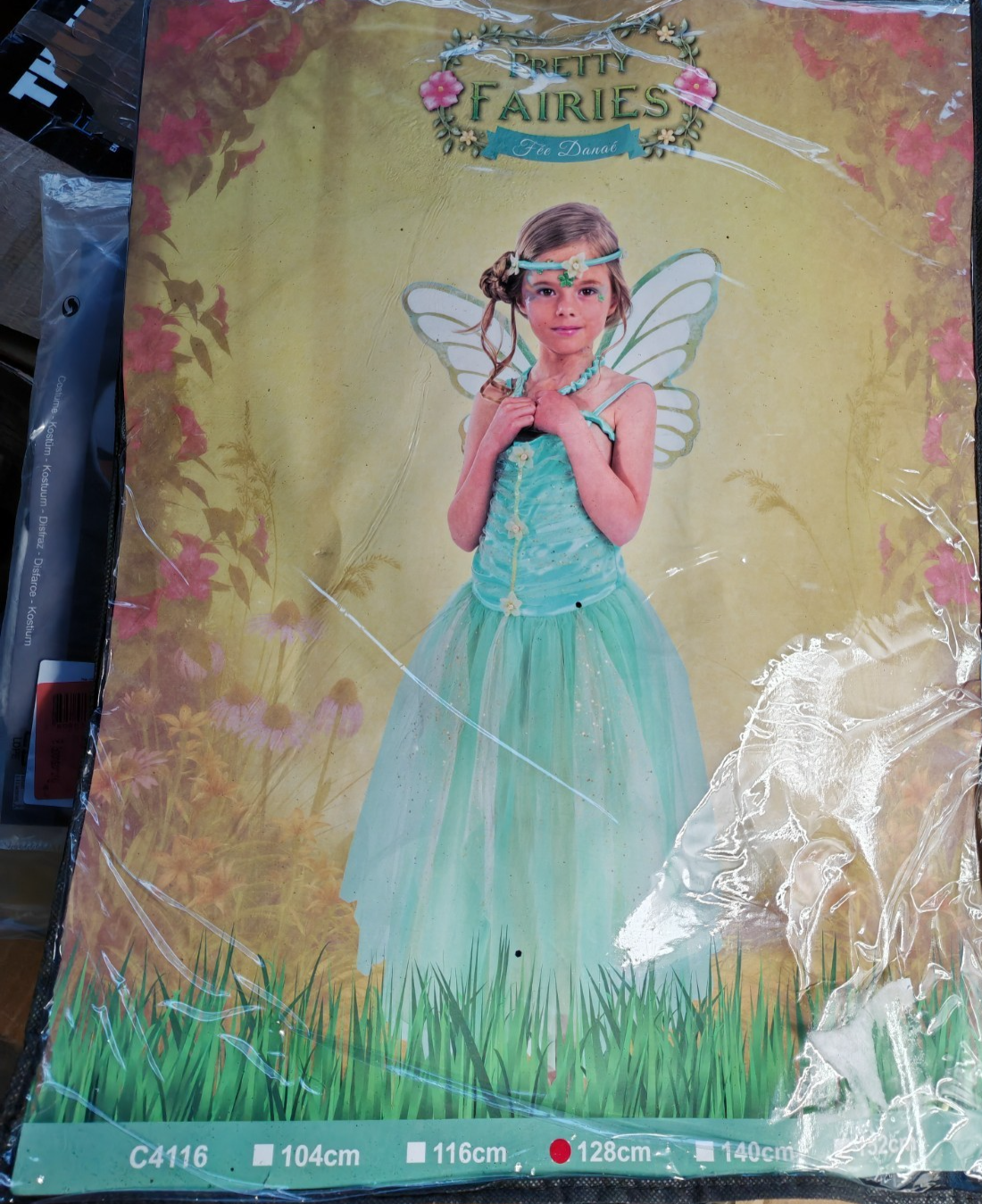 Danae fee Kostüm für Kinder 128 cm - Chaks