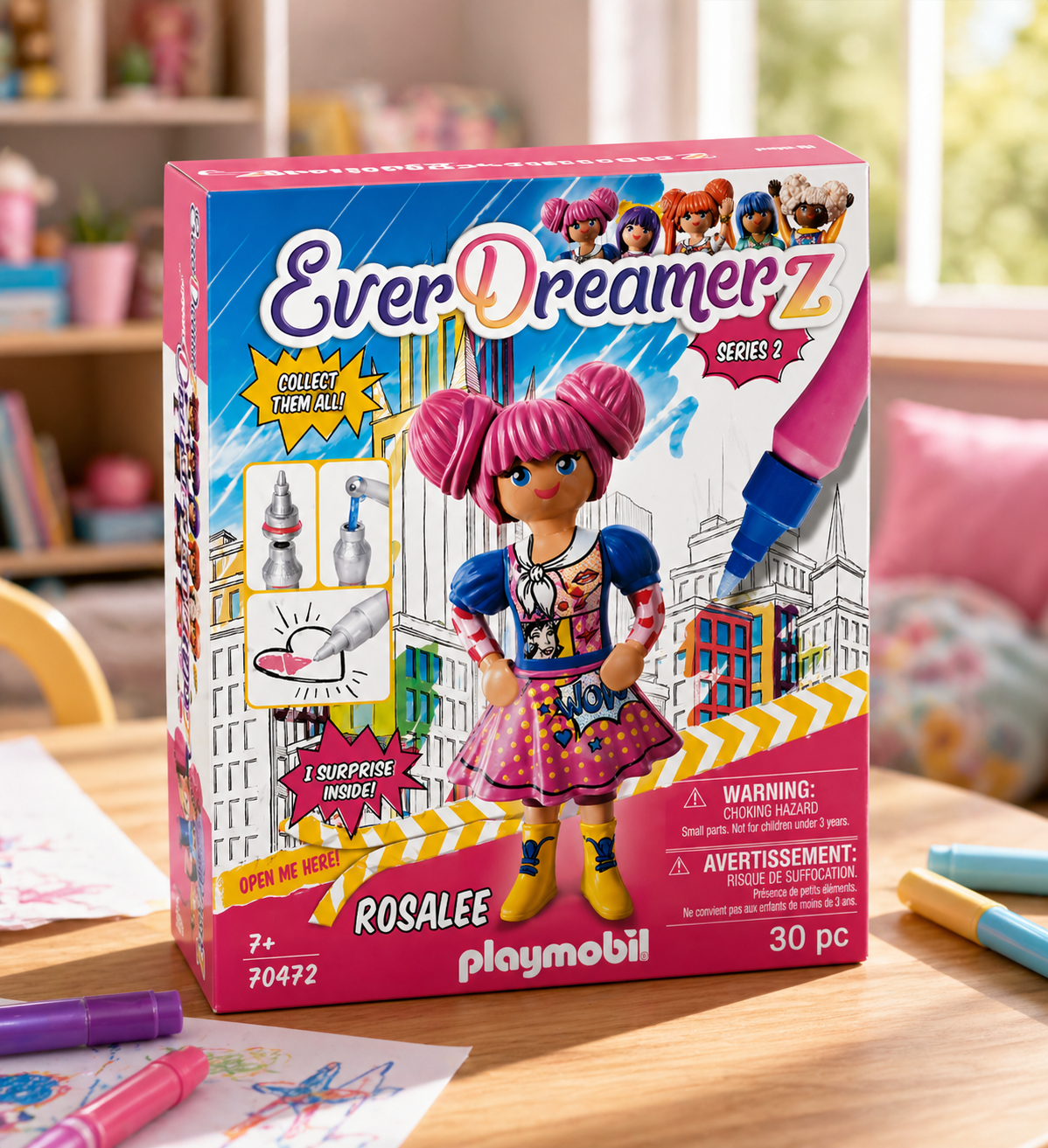 PLAYMOBIL 70472 EverDreamerz Rosalee Comic World Serie 2 30-tlg. Set D5