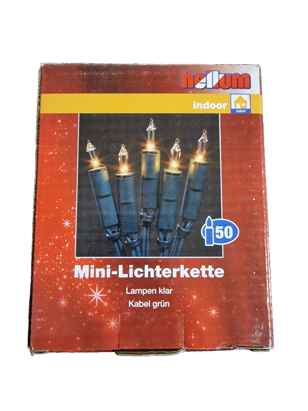 Hellum Mini-Lichterkette 50 Kerzen