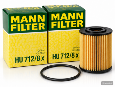 2x MANN-FILTER HU 712/8 X Ölfilter Opel Corsa Astra Agila 4011558324209 A6