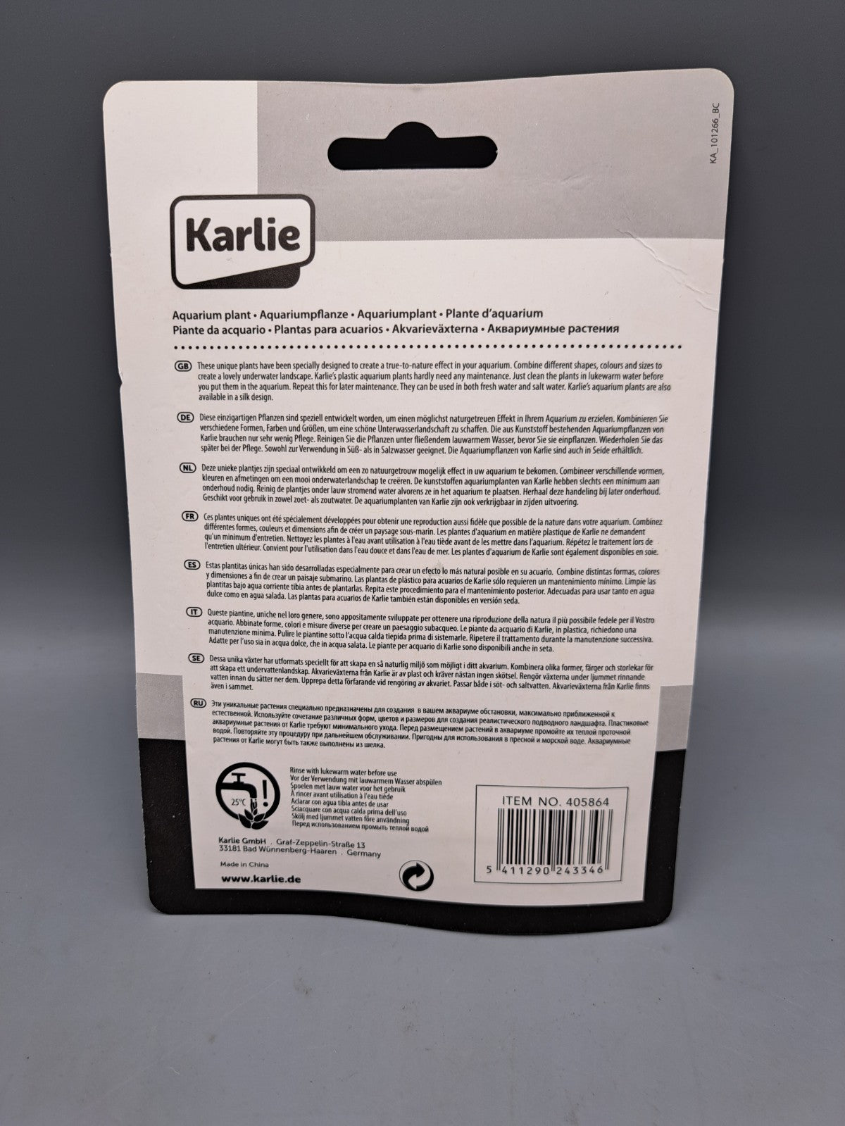 Karlie Folagua Wasserpflanze künstliche Pflanze Aquarium Purple lila 405864 XS