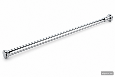 Amazon Basics Duschvorhangstange Teleskopstange Chrom 91-137 cm Klemmstange HA3