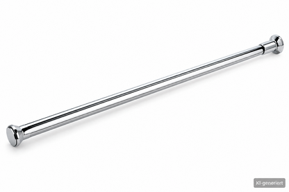Amazon Basics Duschvorhangstange Teleskopstange Chrom 91-137 cm Klemmstange HA3