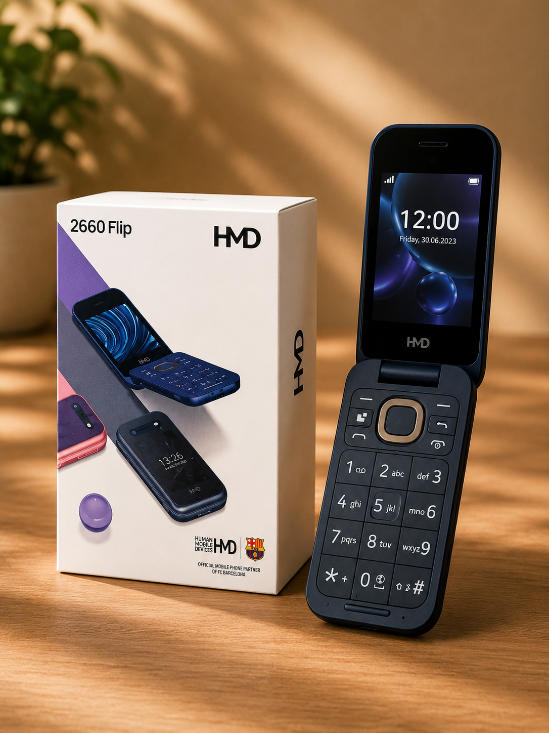 HMD 2660 Flip Klapphandy 4G Seniorenhandy Bluetooth Dual SIM Kamera LTE Lila