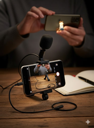 Amazon Basisc Mikrofon für Smartphone mit Clip