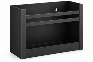 Navaris Wandmagazinhalter Schwarz Metall Zeitschriftenhalter Wandablage C5