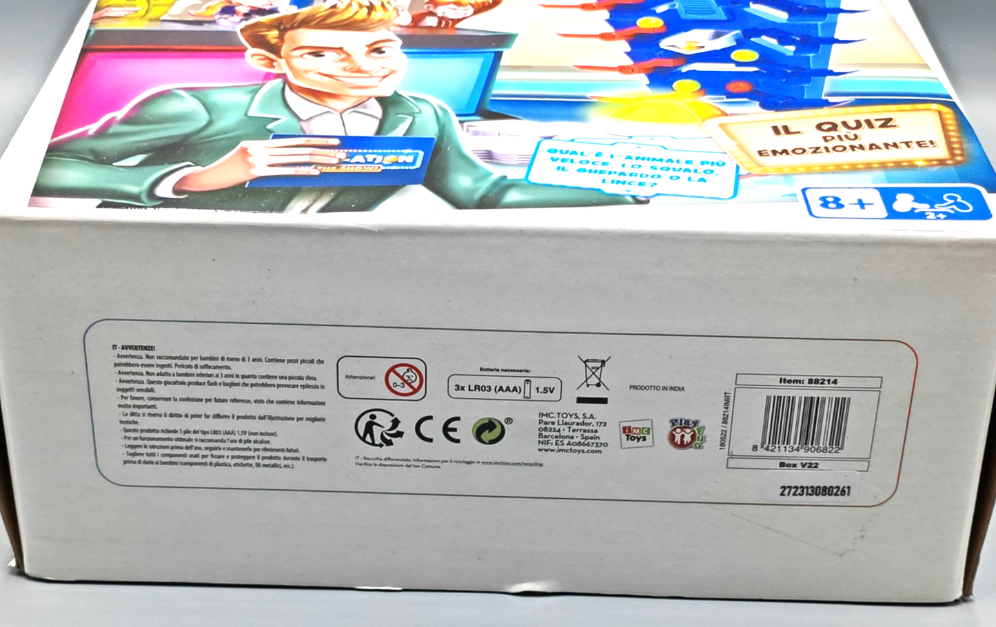 PLAY FUN Escalation Brettspiel Kartenspiel Familienspiel ab 8 Jahren (IT) D4