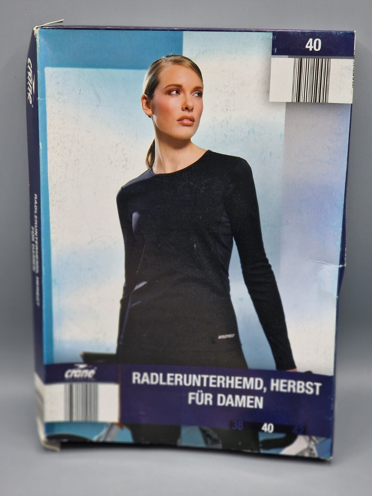 Crane Radlerunterhemd Damen Herbst Gr. 40 Sport Funktionsshirt Unterwäsche