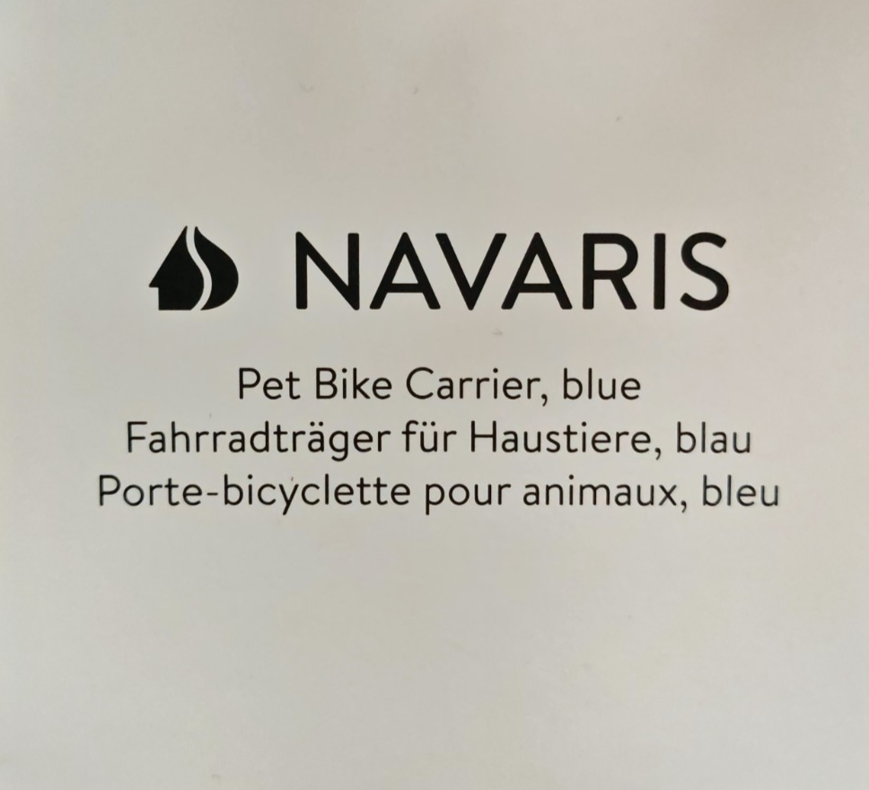 Navaris Hundekorb Fahrrad vorne Lenkerkorb Hunde bis 10kg Fahrradkorb Tasche HA1