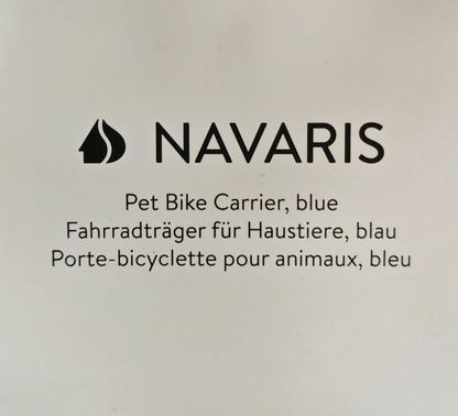 Navaris Hundekorb Fahrrad vorne Lenkerkorb Hunde bis 10kg Fahrradkorb Tasche HA1