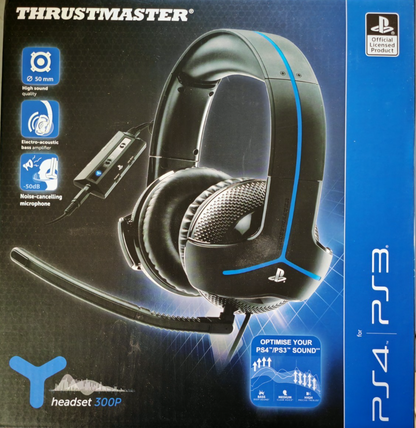 Thrustmaster Y-300P Gaming Headset PS4 PS3 PC Stereo Mikrofon A-09