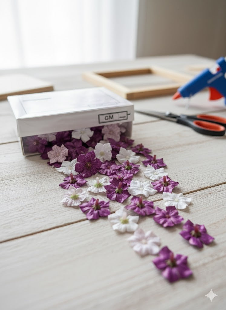 Kuffner Floristenbedarf, 100 farbige Streublüten