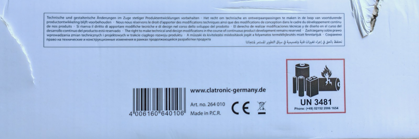 Clatronic ERB 3815 A elektrische Reinigungsbürste Akku 8 Aufsätze