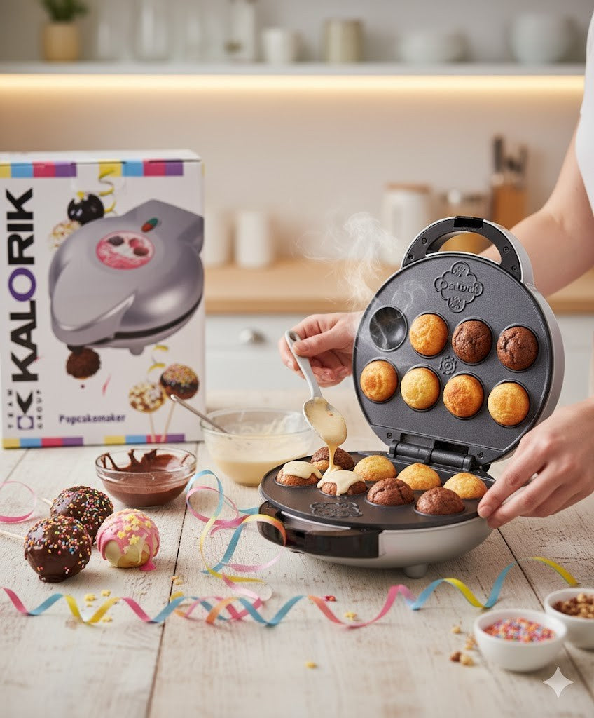 Team Kalorik Popcakemaker 12 Cake Pops Kugelkuchen Maker Backgerät Kuche D10