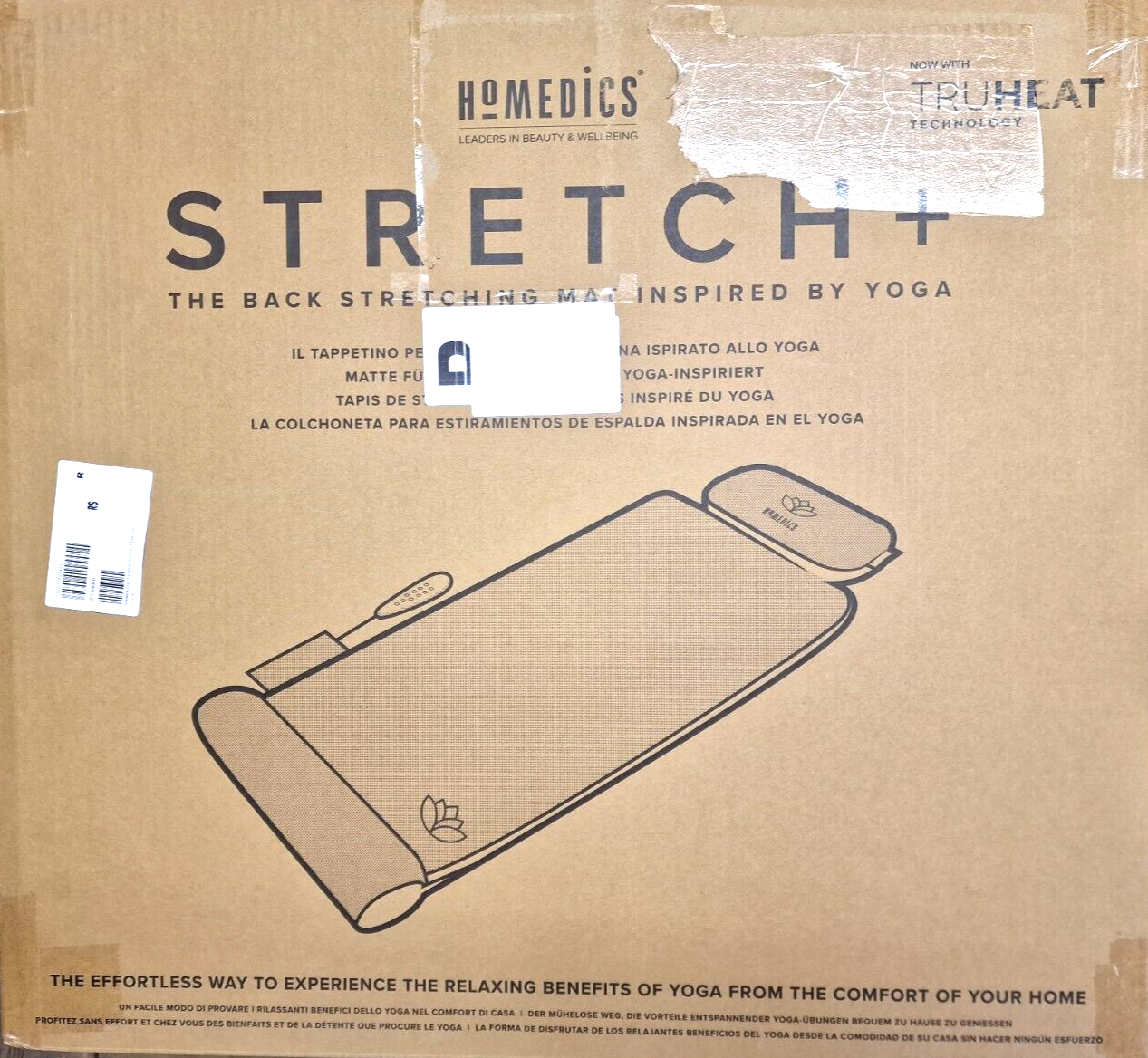 HoMedics Stretch+ Massage-Matte Stretchmatte Yogamatte Ganzkörpermassag YYM-2000