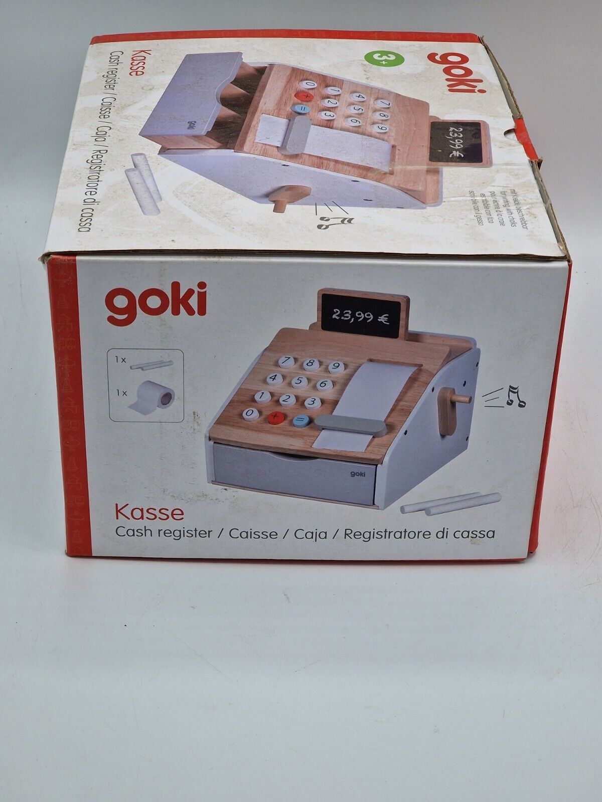 Goki Spielkasse mit Geräusch, 1B Ware