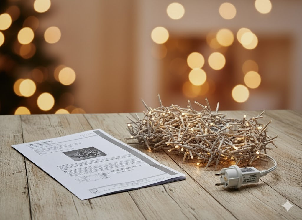 LUMIDA Xmas LED-Lichterkette 3m Outdoor Timer Lichtfarbe versch. Funktionen