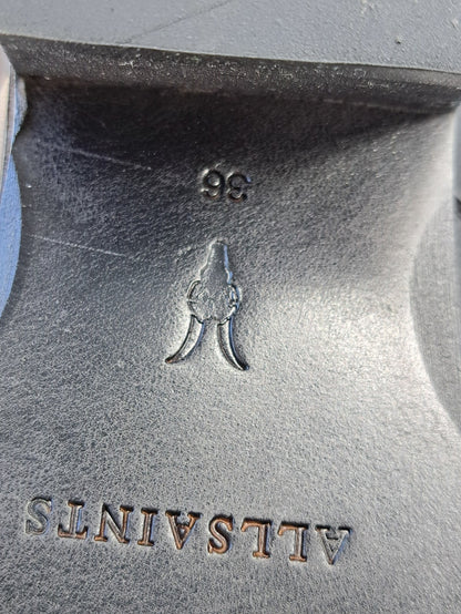 AllSaints Katy Lace Up Boots Damen Leder Gr. 36 Stiefeletten