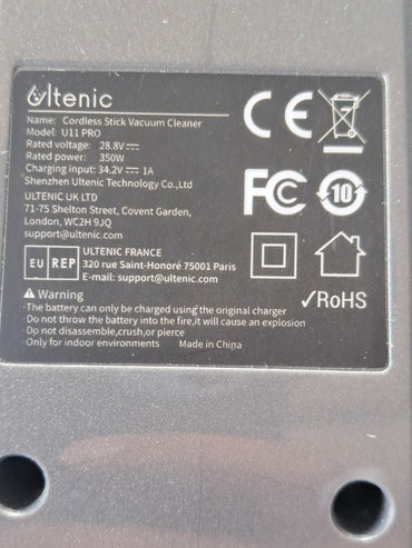 Ultenic Vacuum Cleaner U11 Pro Akku defekt gebraucht