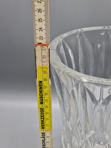 Antiquität, Glasvase, Hochwertig, Sammler, Dekoration, 22cm hoch