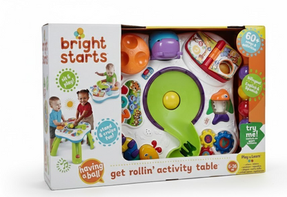 Bright Starts Spieltisch Having a Ball Get Rollin 4 Sprachen Musik Lernspiel