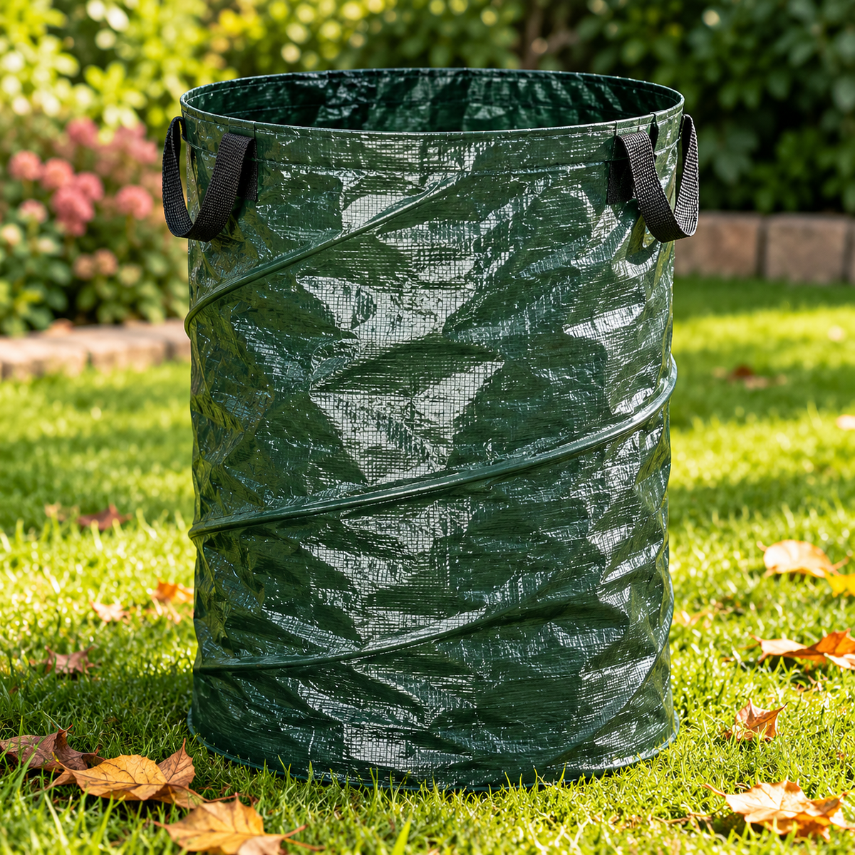 Lifetime Garden Pop Up Gartenabfallsack Laubsack faltbar Gartensack Grün HA26