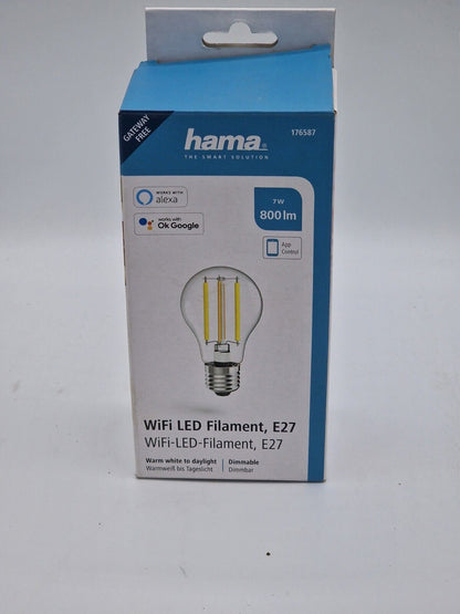 Hama WiFi LED Lampe, E27, 176587